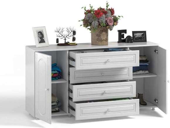 Гостиная Афина-6 белое дерево