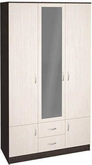 Шкаф 3-х створчатый Ронда ШК-3 венге / дуб белфорд