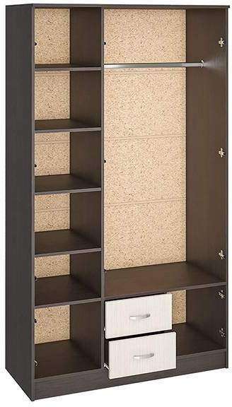 Шкаф 3-х створчатый Ронда ШК-3 венге / дуб белфорд