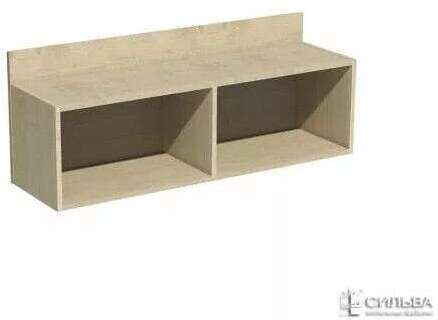 Полка с дверкой НМ 011.38 «Фанк» Дуб сонома/белый скандинавский Полка с дверкой НМ 011.38 «Фанк» Дуб сонома/белый скандинавский