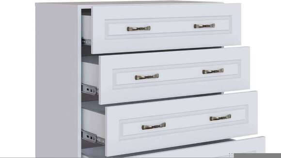 Комод Апполия 4 ящика (ТЭКС) Белый дуб Комод Апполия 4 ящика (ТЭКС) Белый дуб