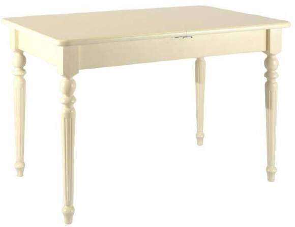 Стол обеденный деревянный Прага, слоновая кость