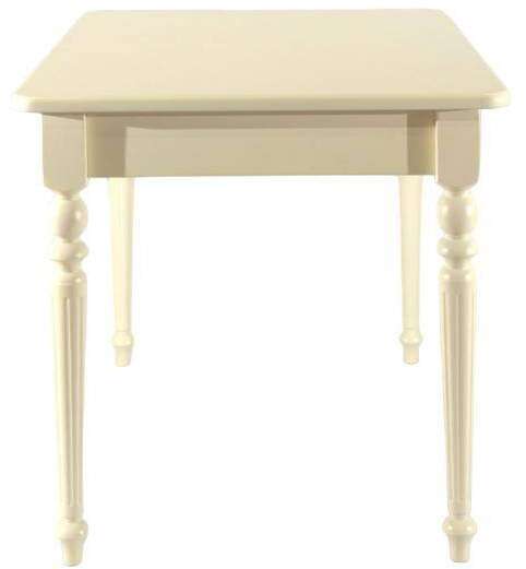 Стол обеденный деревянный Прага, слоновая кость