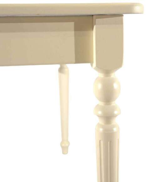 Стол обеденный деревянный Прага, слоновая кость