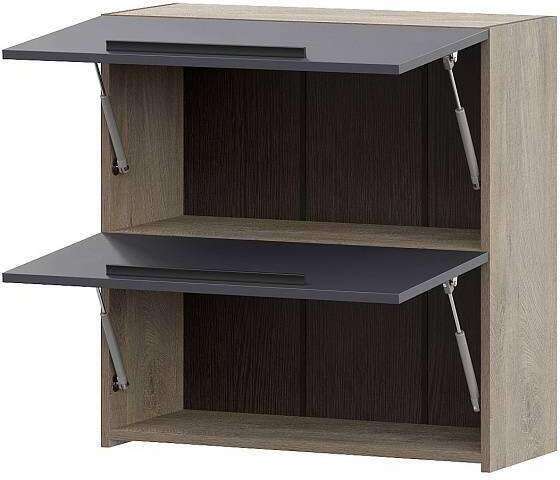 КГ Этна Шкаф навесной барный 700 Софт Графит