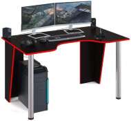 Игровой компьютерный стол КСТ-18 Черный/Красный Игровой компьютерный стол КСТ-18 Черный/Красный