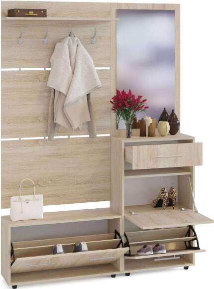 Прихожая ВШ-3+ТП-3+ТП-2+ПЗ-3 Дуб Сонома Прихожая ВШ-3+ТП-3+ТП-2+ПЗ-3 Дуб Сонома