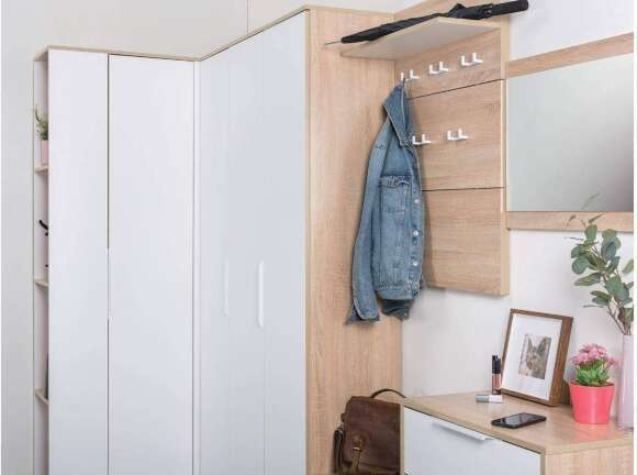 Куба Шкаф 13.29 Дуб сонома, Белый премиум