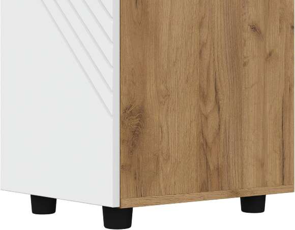 Пенал Байкал, Дуб золотой, Белый матовый