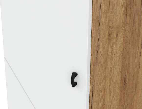 Пенал Байкал, Дуб золотой, Белый матовый