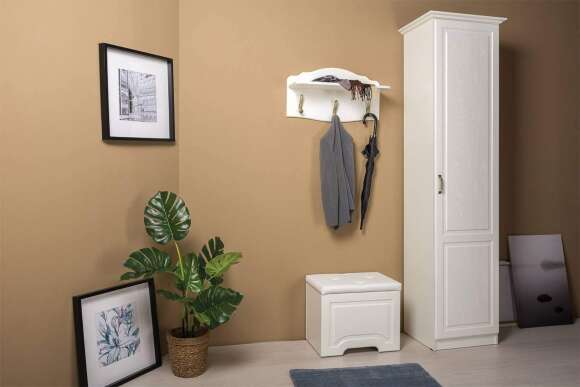 Шкаф Ливерпуль 13.27.01, Белый, Ясень ваниль Шкаф Ливерпуль 13.27.01, Белый, Ясень ваниль