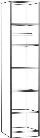 Шкаф Ливерпуль 13.27.01, Белый, Ясень ваниль Шкаф Ливерпуль 13.27.01, Белый, Ясень ваниль