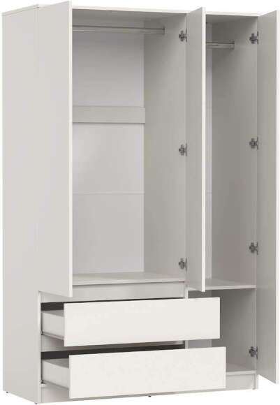 82.02 шкаф для одежды Берген Белый 82.02 шкаф для одежды Берген Белый