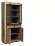 Шкаф-витрина Фантазия 34.05 дуб каньон/дуб кальяри Шкаф-витрина Фантазия 34.05 дуб каньон/дуб кальяри