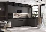 Кухня Техно-6 3,0х1,8м (Графит/Графит софт NEW) Кухня Техно-6 3,0х1,8м (Графит/Графит софт NEW)