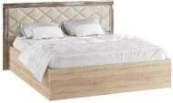 Кровать без основания Мадлен 140х200, дуб шале мореный