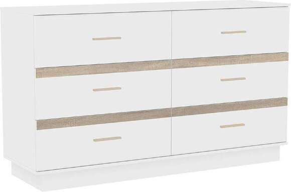 Комод 4 Анона, белый