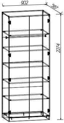 Шкаф двухдверный Тоскана (MLK) 578 Шкаф двухдверный Тоскана (MLK) 578