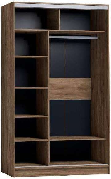 Шкаф-купе Strike 1200 с зеркалом Глазов (Дуб табачный Сraft) Шкаф-купе Strike 1200 с зеркалом Глазов (Дуб табачный Сraft)