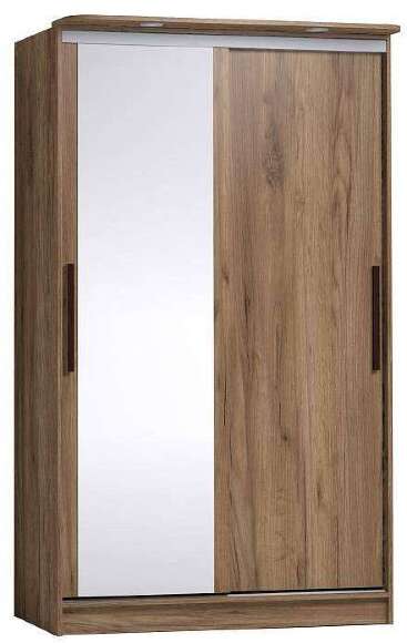 Шкаф-купе Strike 1200 с зеркалом Глазов (Дуб табачный Сraft) Шкаф-купе Strike 1200 с зеркалом Глазов (Дуб табачный Сraft)