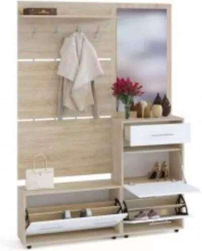 Прихожая ВШ-3+ТП-3+ТП-2+ПЗ-3 Дуб Сонома / Белый