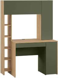 Стол компьютерный Комфорт 12.71, Гикори Рокфорд, Зеленый