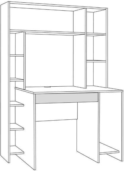 Стол компьютерный Комфорт 12.71, Гикори Рокфорд, Зеленый Стол компьютерный Комфорт 12.71, Гикори Рокфорд, Зеленый
