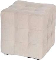 Пуф Лотос Светло-бежевый велюр