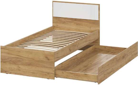 Кровать 90х200 с ламелями и выкатной кроватью Милан Кровать 90х200 с ламелями и выкатной кроватью Милан