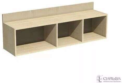 Полка с дверкой НМ 011.38-01 «Фанк» Дуб сонома/белый скандинавский Полка с дверкой НМ 011.38-01 «Фанк» Дуб сонома/белый скандинавский