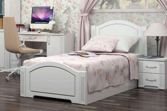 Кровать 90х200 «Виктория» Ижмебель 20 с латами Кровать 90х200 «Виктория» Ижмебель 20 с латами