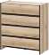 Комод 4 ящика Прага, Дуб Делано
