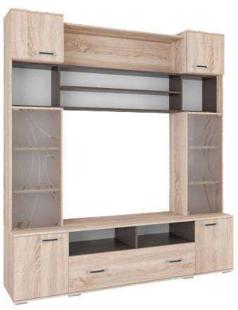 Стенка для гостиной Оскар-18 ТЭКС ОГЦС-1 (Дуб Сонома)