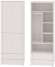 Шкаф для одежды 2-х дверный 01 Твист Ижмебель