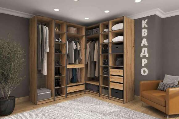 Гардеробная система Квадро. Комплект 5 Гардеробная система Квадро. Комплект 5