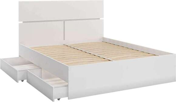 Агата М8 Кровать 1600 Белый Агата М8 Кровать 1600 Белый