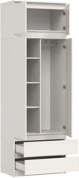 82.03 шкаф + 82.06 тумба Берген Белый 82.03 шкаф + 82.06 тумба Берген Белый