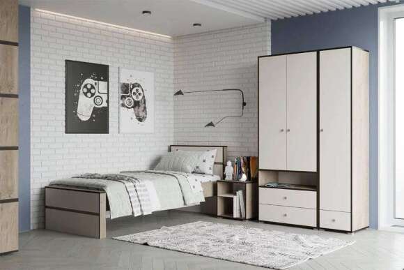 Кровать 90х200 Акита (Арника)