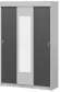 Шкаф-купе Бассо, серый/серый графит Шкаф-купе Бассо, серый/серый графит
