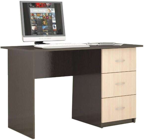 Стол письменный Сити-1 ТЭКС (Венге) Стол письменный Сити-1 ТЭКС (Венге)