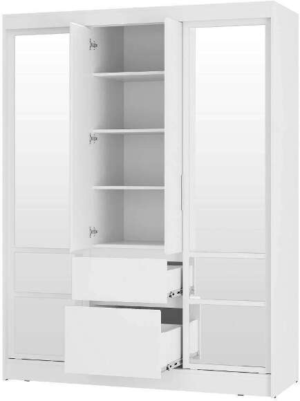 Шкаф-купе Симпл 1600 ШКК-06 (БТС) Белый