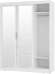 Шкаф-купе Симпл 1600 ШКК-06 (БТС) Белый