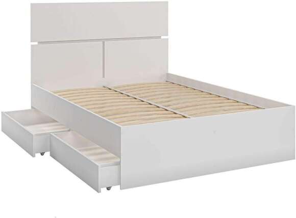 Агата М9 Кровать 1400 Белый