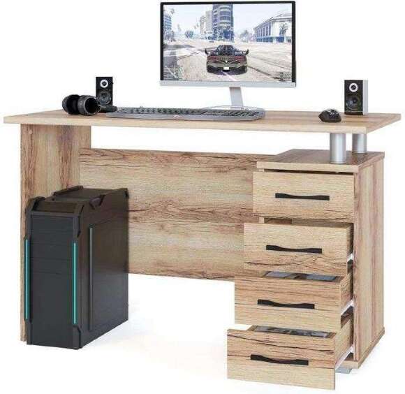 Компьютерный стол КСТ-106.1 Дуб Делано