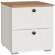 Остин Тумба прикроватная 16.152 белый/дуб золотой