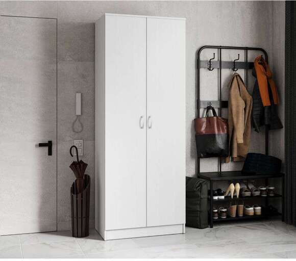 Шкаф для одежды и белья Ронда ШК-20, белый