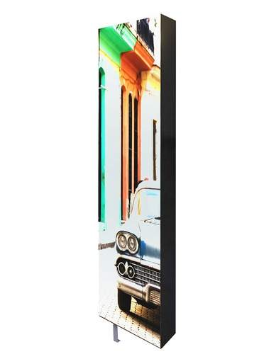 Поворотный шкаф Shelf.On Драйв Шелф Арт с рисунком на зеркале Куба art.5477