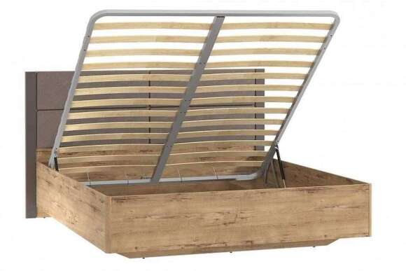 НМ 040.52-01 Кровать Livorno /дуб бунратти / софт графит НМ 040.52-01 Кровать Livorno /дуб бунратти / софт графит