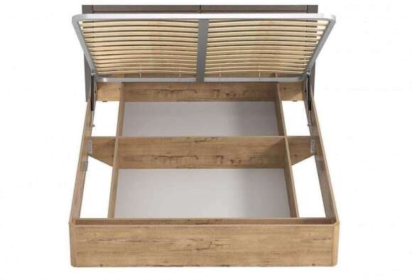 НМ 040.52-01 Кровать Livorno /дуб бунратти / софт графит НМ 040.52-01 Кровать Livorno /дуб бунратти / софт графит