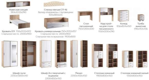 Кровать 90х200 Бланка ТЭКС